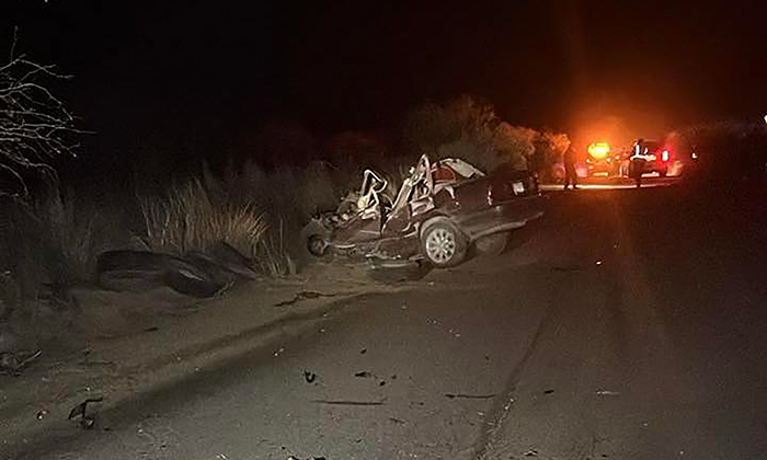 Muere conductor en choque volcamiento en la carretera Nogales a Santa Cruz