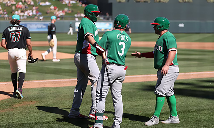 Vence México a Diamondbacks por 6-3 en su preparación al Clásico Mundial de Béisbol