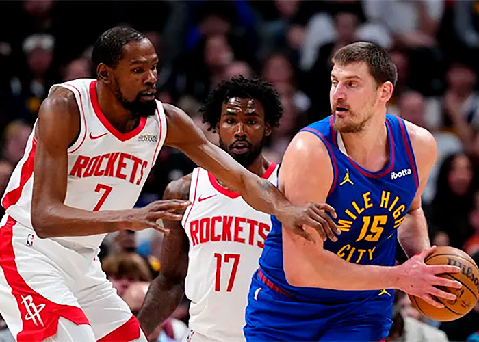 Domina Denver 129 a 93 a los Rockets