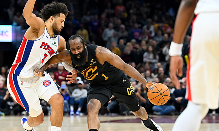 Cavaliers tiene apretado triunfo ante Pistones al jugar en casa
