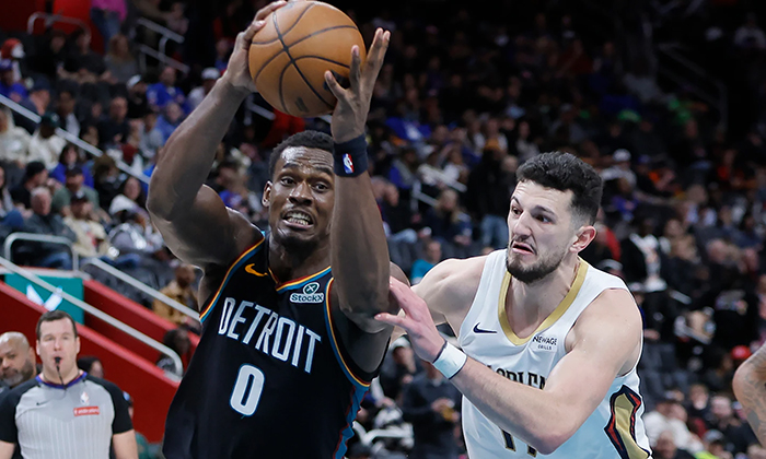 Propina Detroit paliza a Pelícanos por 129 a 108