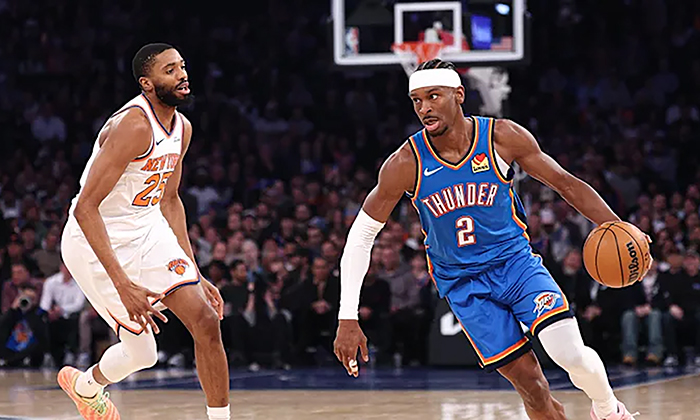 Thunder juega en casa y vence a Knicks