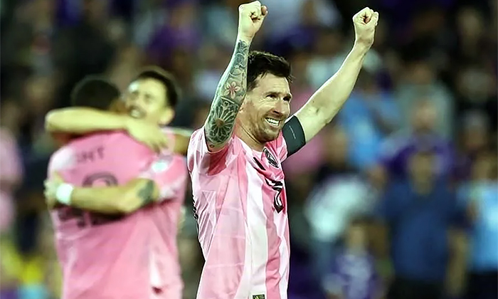 Messi da triunfo a Inter ante Orlando City en el Derbi de Florida