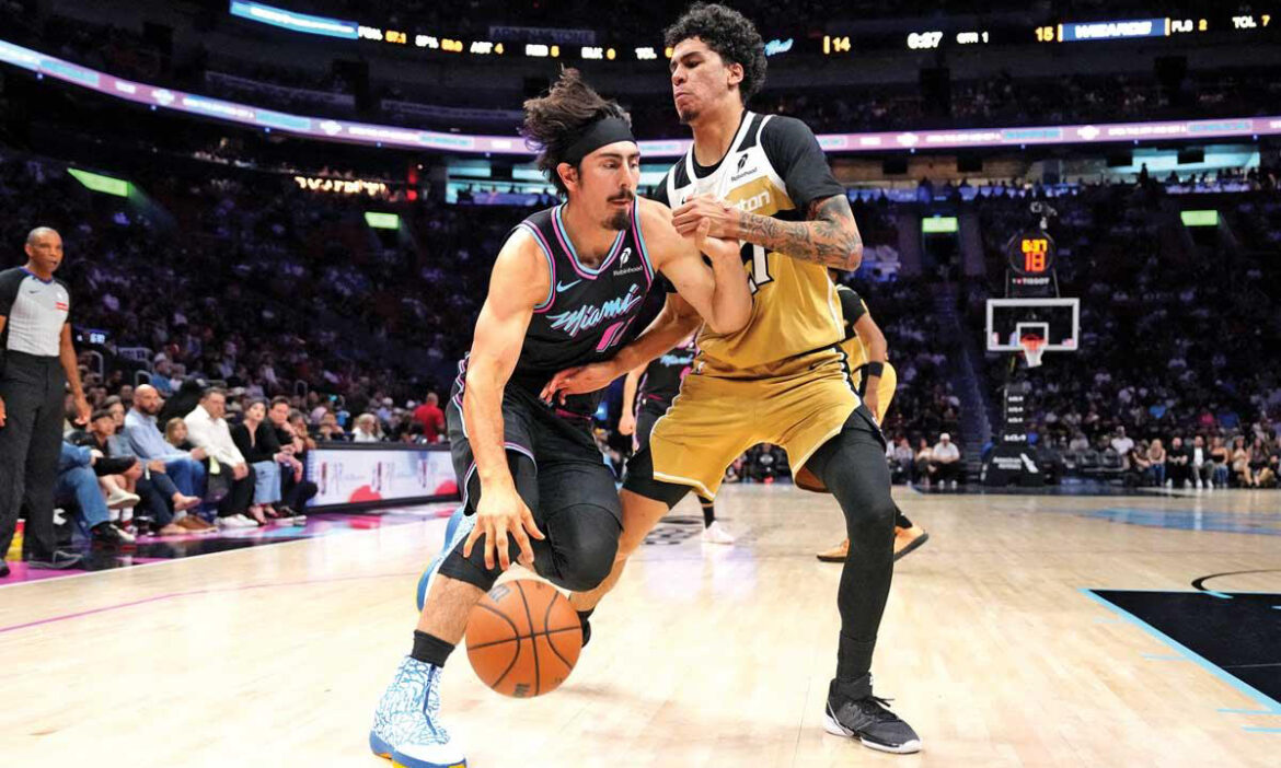 Da Jaime Jaquez Jr triunfo a Heat ante Wizards