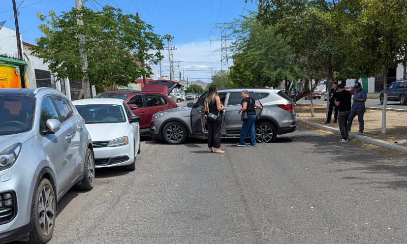 Resulta conductora herida en choque en el fraccionamiento Las Torres