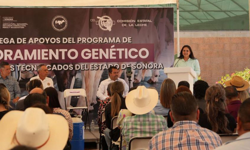 Autoridades de Sagarpha impulsan mejoramiento genético de hato lechero