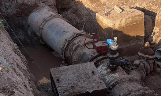 Reinicia abasto de agua a usuarios del norte tras concluir trabajos en La Victoria