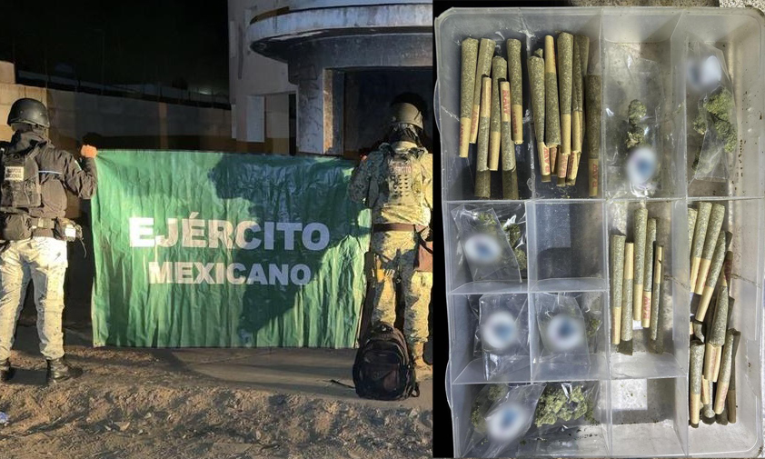 Aseguran droga durante operativo conjunto en Agua Prieta