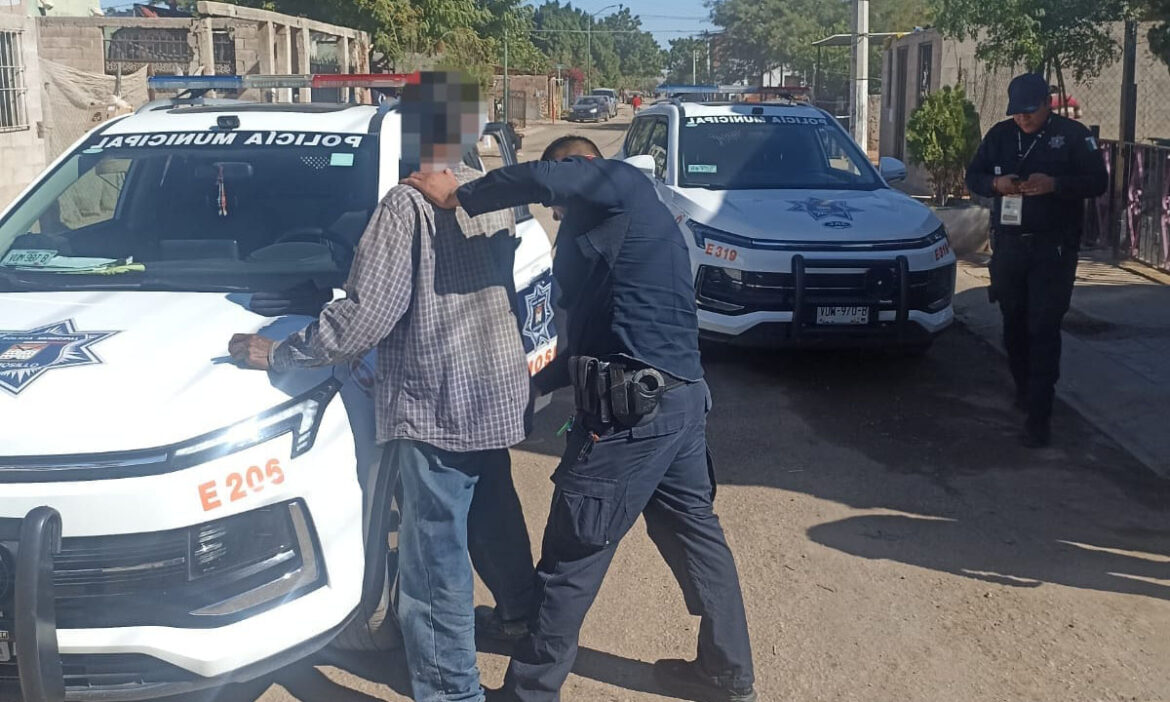 Agrede a su esposa y lo encarcelan en San Pedro El Saucito