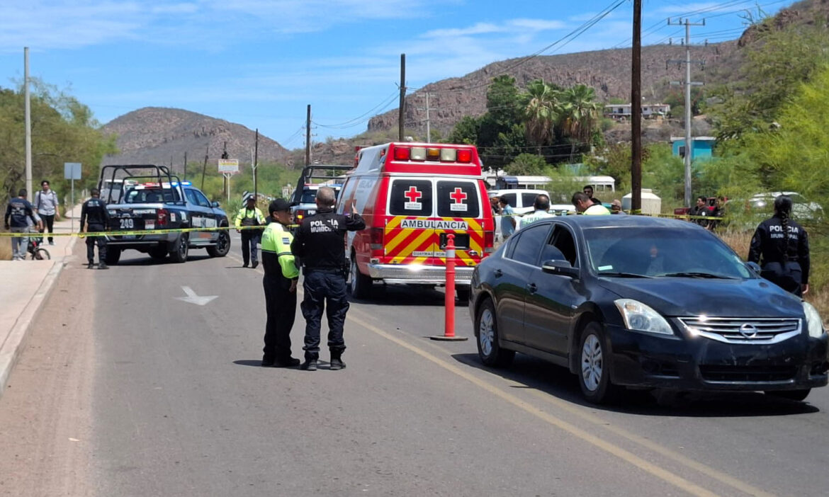 Muere sexagenario atropellado en Guaymas