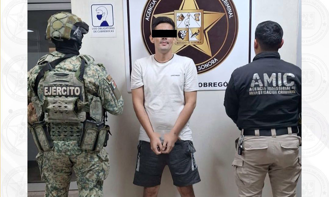 Elementos de la AMIC aprehenden a presunto agresor de agente de la PESP