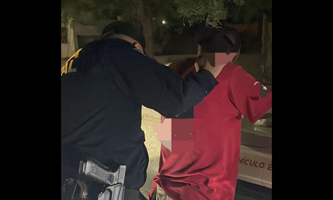 Sorprenden “in fraganti” a frustrado ladrón en la colonia Palo Verde Indeur