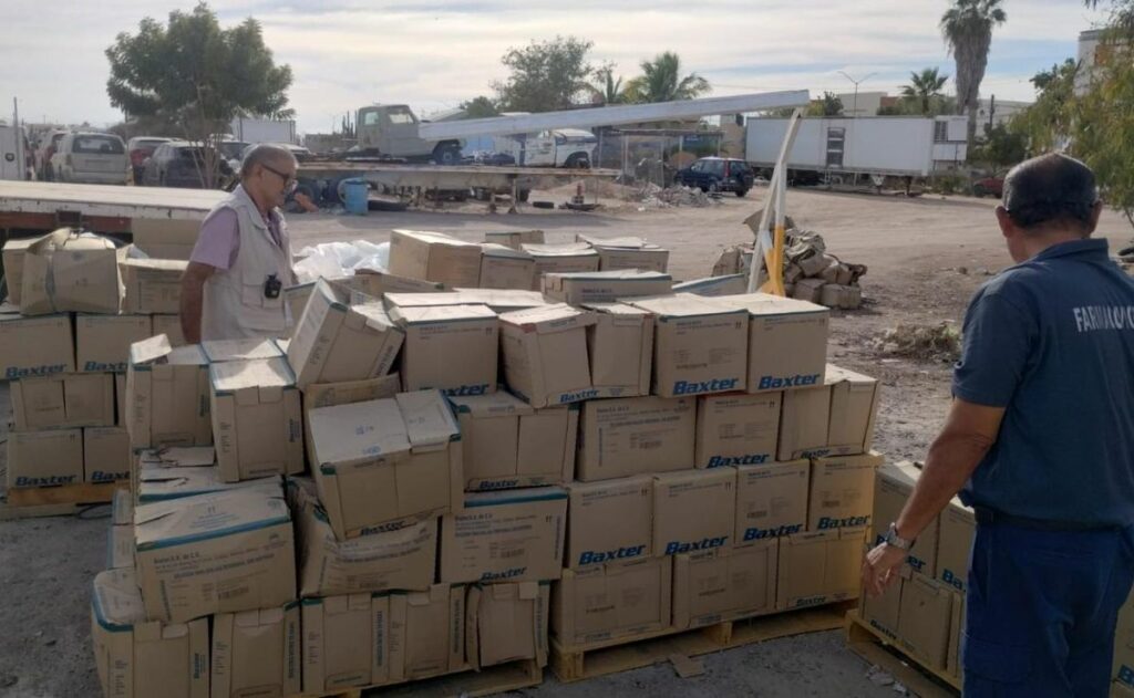 Hallan insumos médicos abandonados y abren investigación en BCS