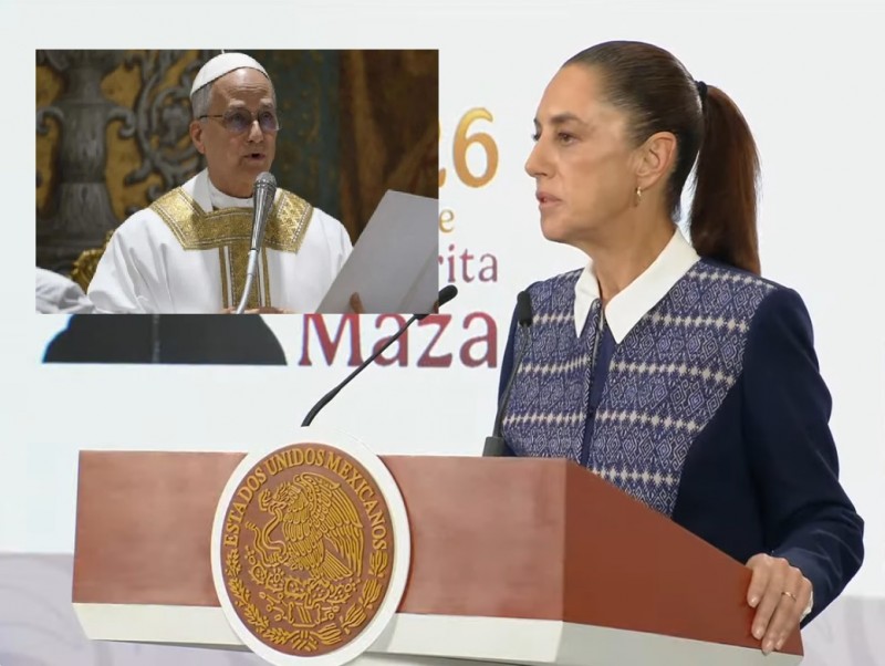 Sheinbaum destaca postura pacifista del papa León XIV en medio de polémica con Trump
