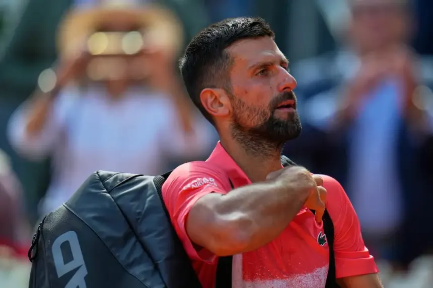 Djokovic se retirará del Masters de Madrid por lesión