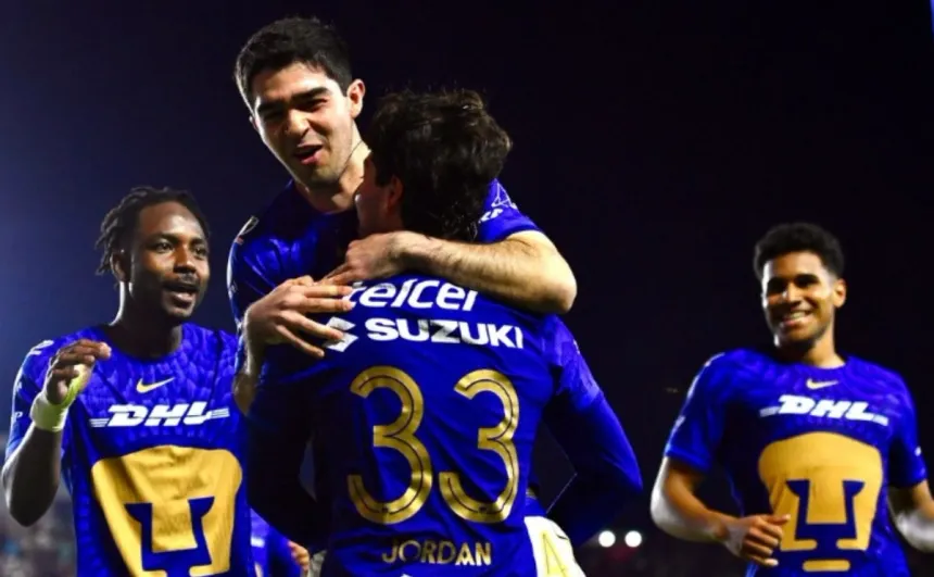 Pumas vence a San Luis y escala en la tabla