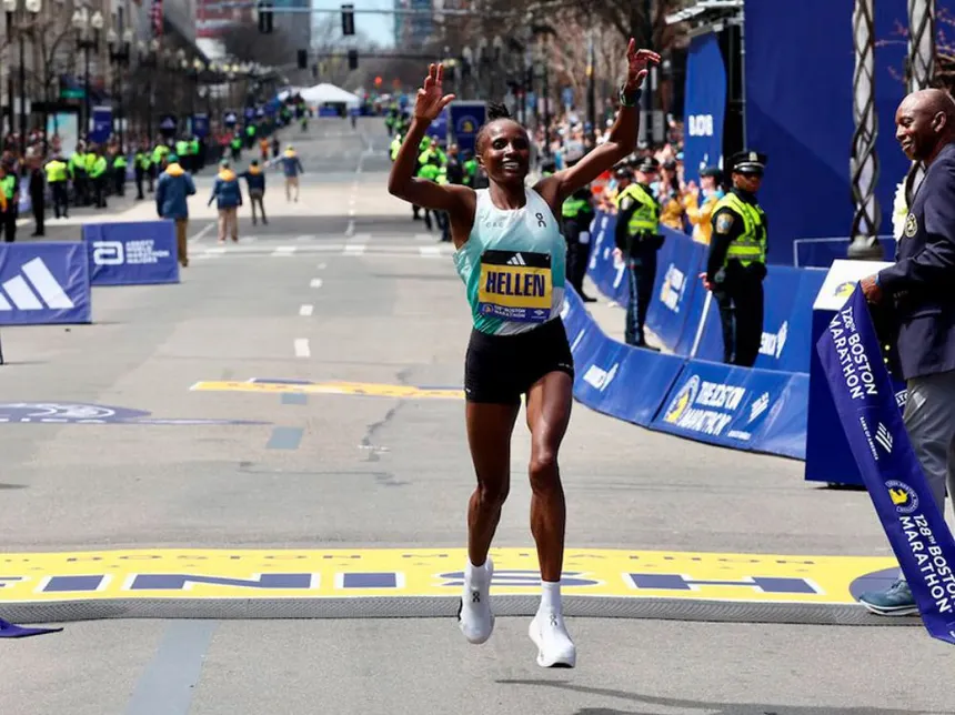 Récord histórico en Maratón de Boston