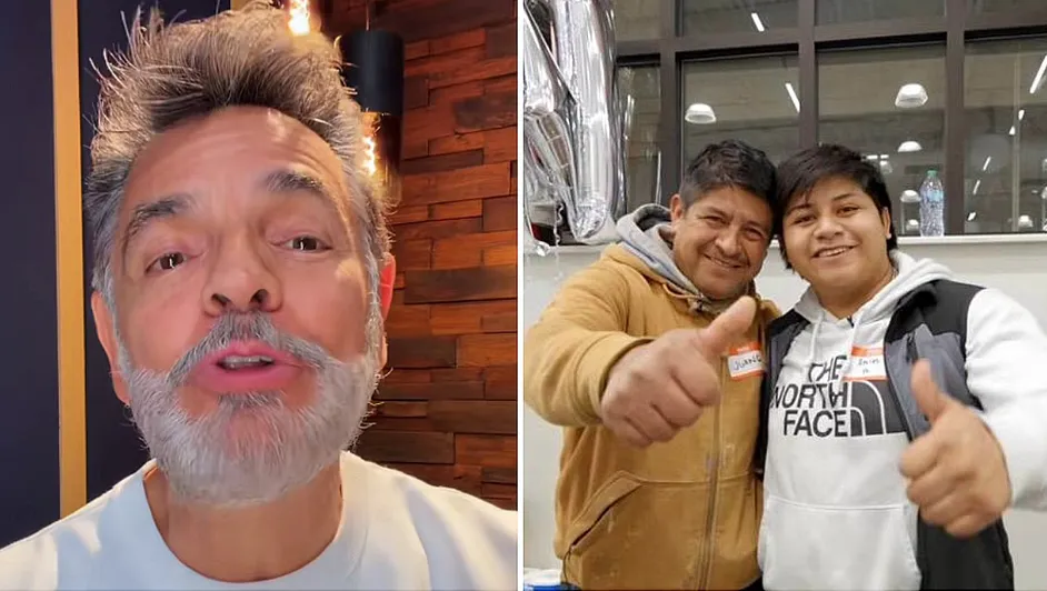 Eugenio Derbez y su respaldo al finalista de MrBeast