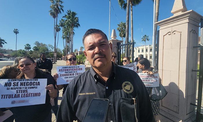 Realizan cierre simbólico de Rectoría de Unison