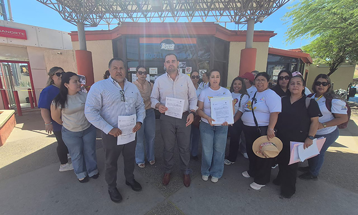 Toman oficinas de Agua de Hermosillo; Integrantes de estancias infantiles