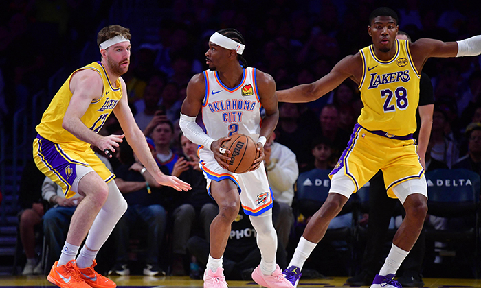 Thunder apabulla a Lakers por 123-87