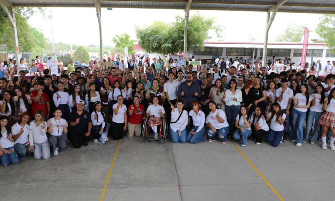 Efectúan Realizan jornada comunitaria CecyteContiGo en el plantel Justo Sierra