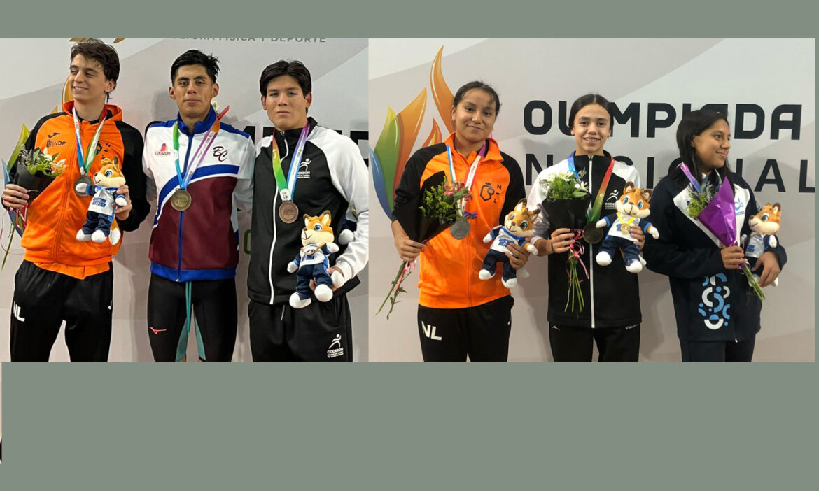 Nadadores sonorenses logran oro y bronce en la Olimpiada Nacional