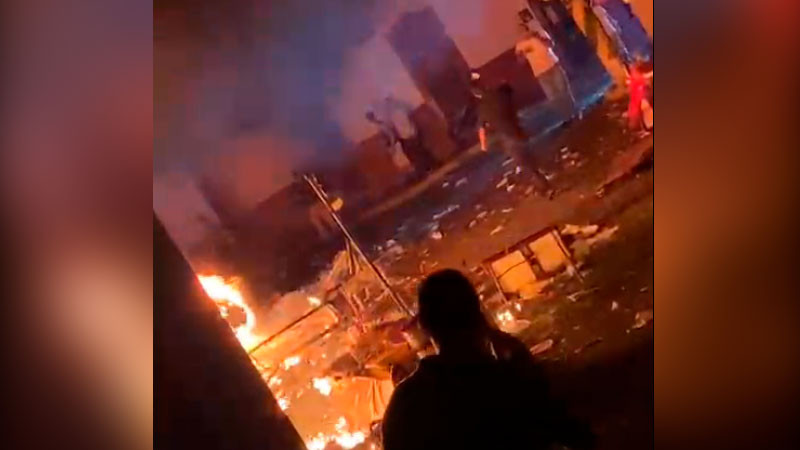 Fiesta patronal en Jalisco termina en tragedia tras explosión de gas y pirotecnia
