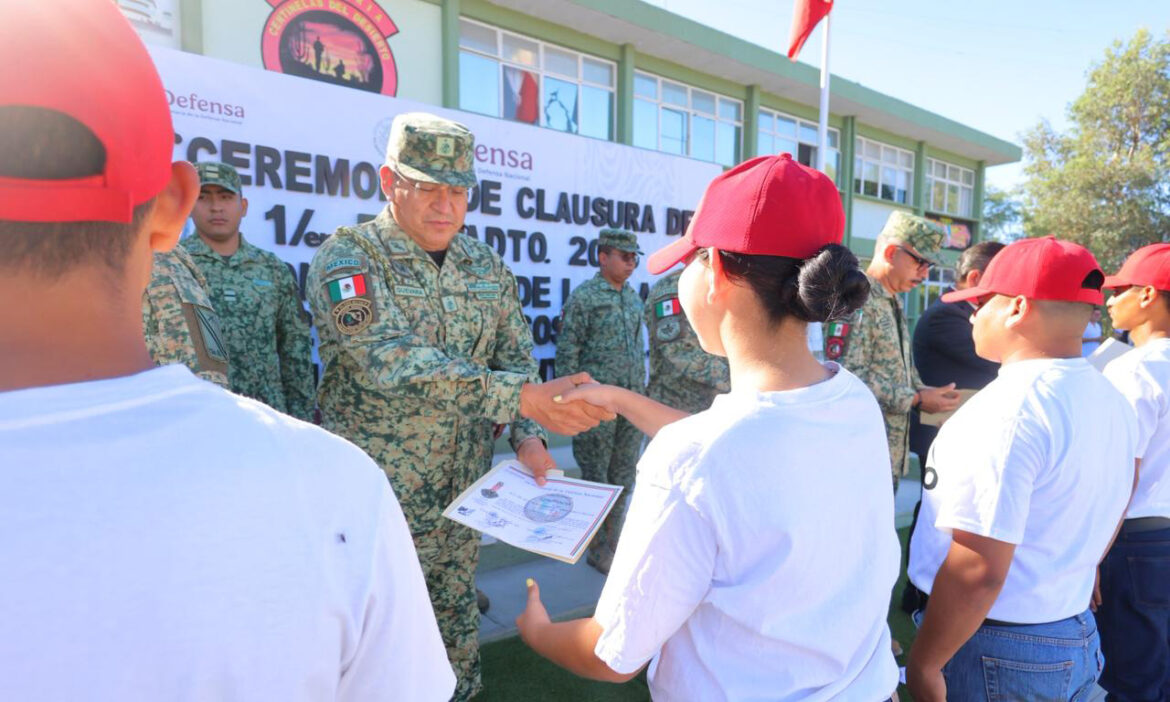 Clausuran primer escalón de adiestramiento en la Cuarta Zona Militar