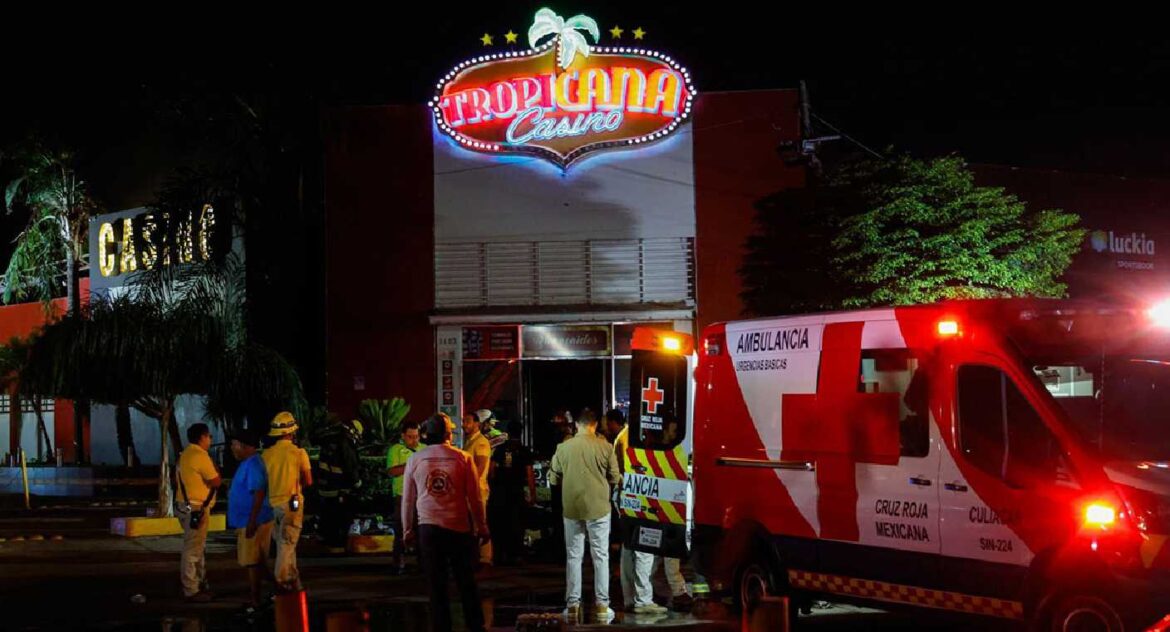 Incendian casino en Culiacán; muere una trabajadora y hay dos heridos