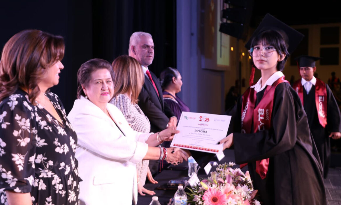 Más de 6 mil estudiantes se gradúan de Cecyte Sonora como parte de la generación 2023-2026