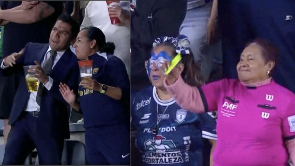 Los personajes virales que marcaron la semifinal entre Pachuca y Pumas en el Estadio Hidalgo