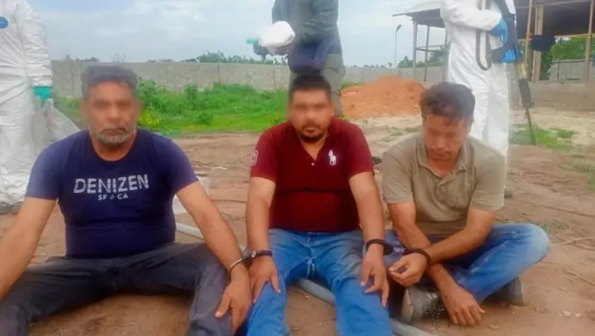 Tres mexicanos detenidos en Nigeria tras desmantelar narcolaboratorio