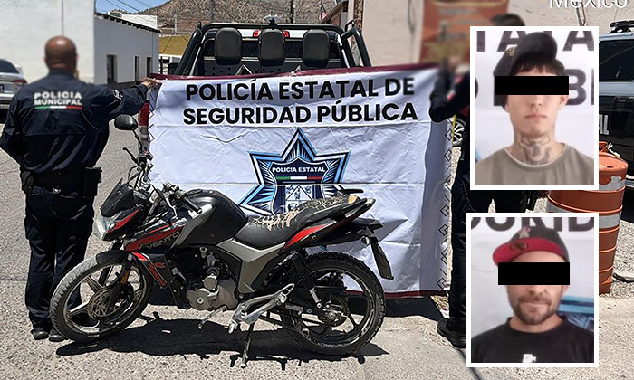 Recupera PESP moto robada y asegura narcótico en Magdalena de Kino