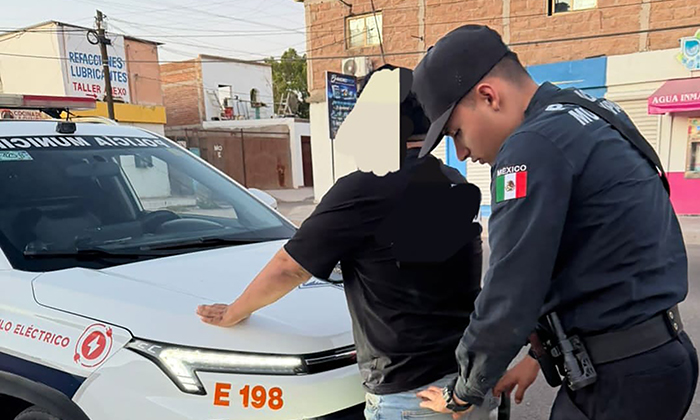 Capturan a objetivo prioritario armado y con droga en la colonia El Rnchito