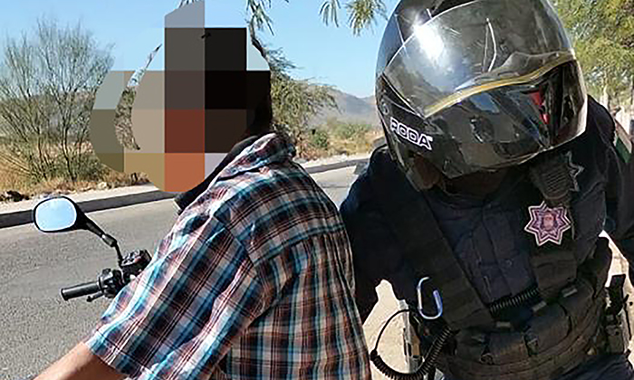 Arremete contra su exmujer y lo arrestan en el ejido Molino de Camou