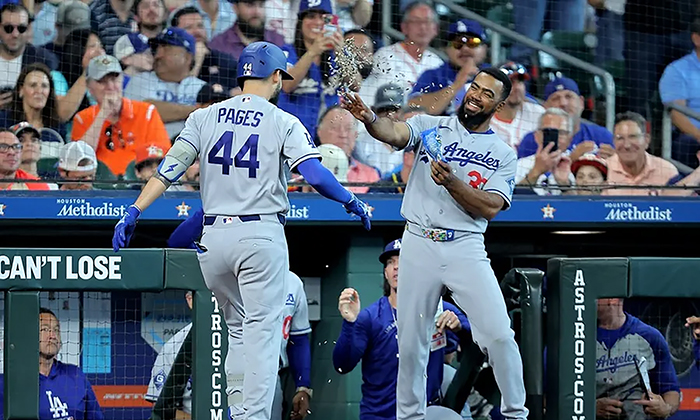 Pega paliza Dodgers a Astros en su casa