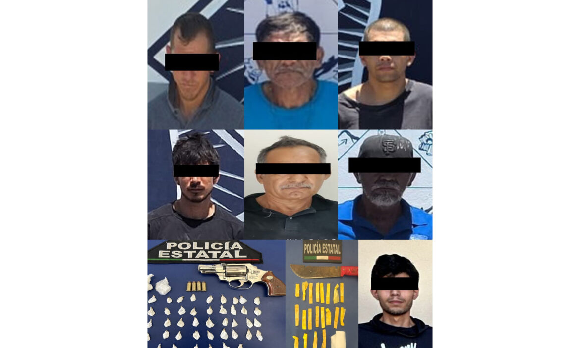 Asegura PESP armas y drogas en operativo