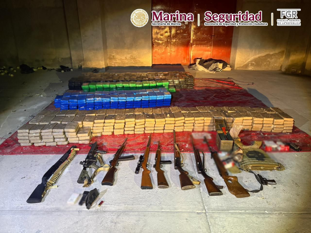 Decomisan más de tres toneladas de cocaína en operativos federales en Tlaxcala y Guerrero