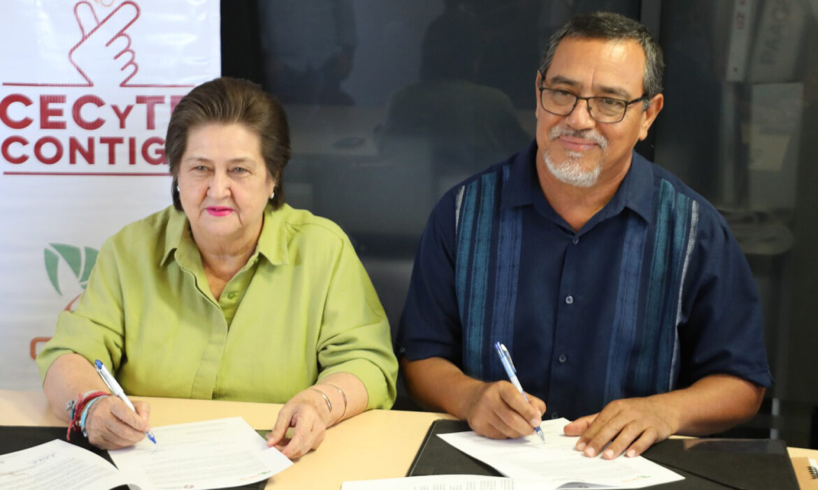 Firman convenio Cecyte Sonora y Creson