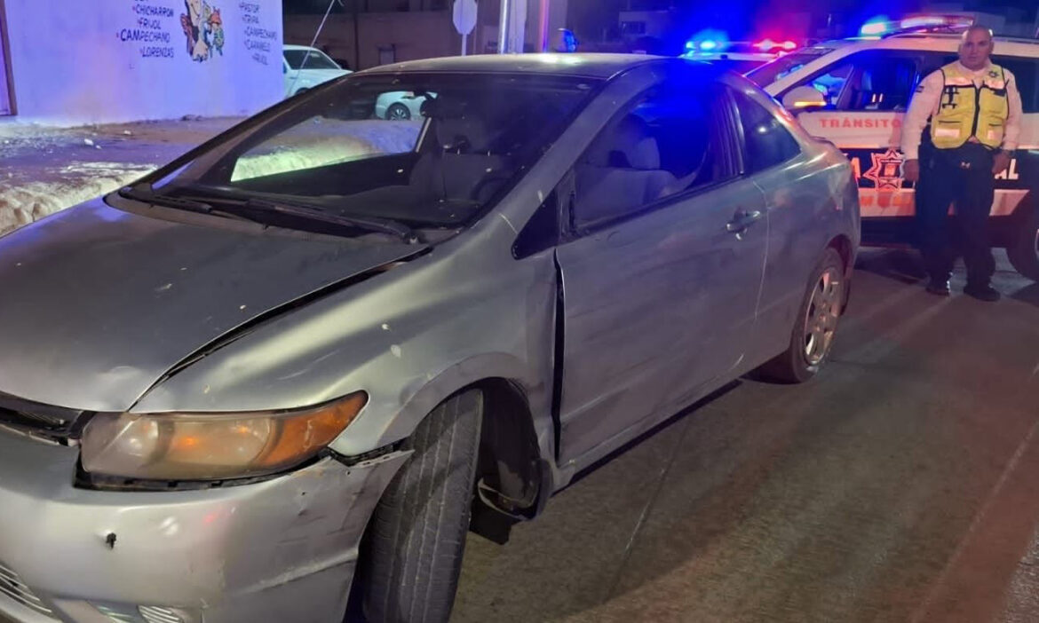 Ebrio arrolla a dos agentes municipales y lo detenienen tras persecución