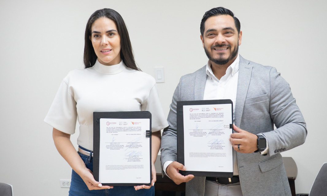 Firma Sipinna convenio con Defensoría Pública estatal para fortalecer defensa legal de la infancia