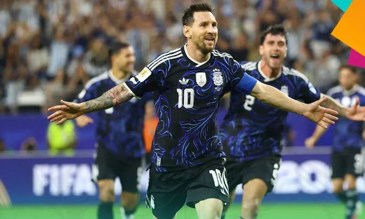 Argentina vence sin complicaciones a Jordania y Messi anota otra vez