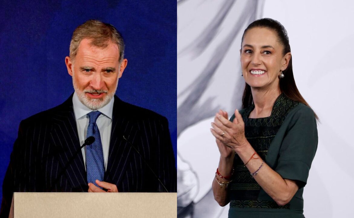 Sheinbaum y Felipe VI se reunirán en Palacio Nacional el 25 de junio