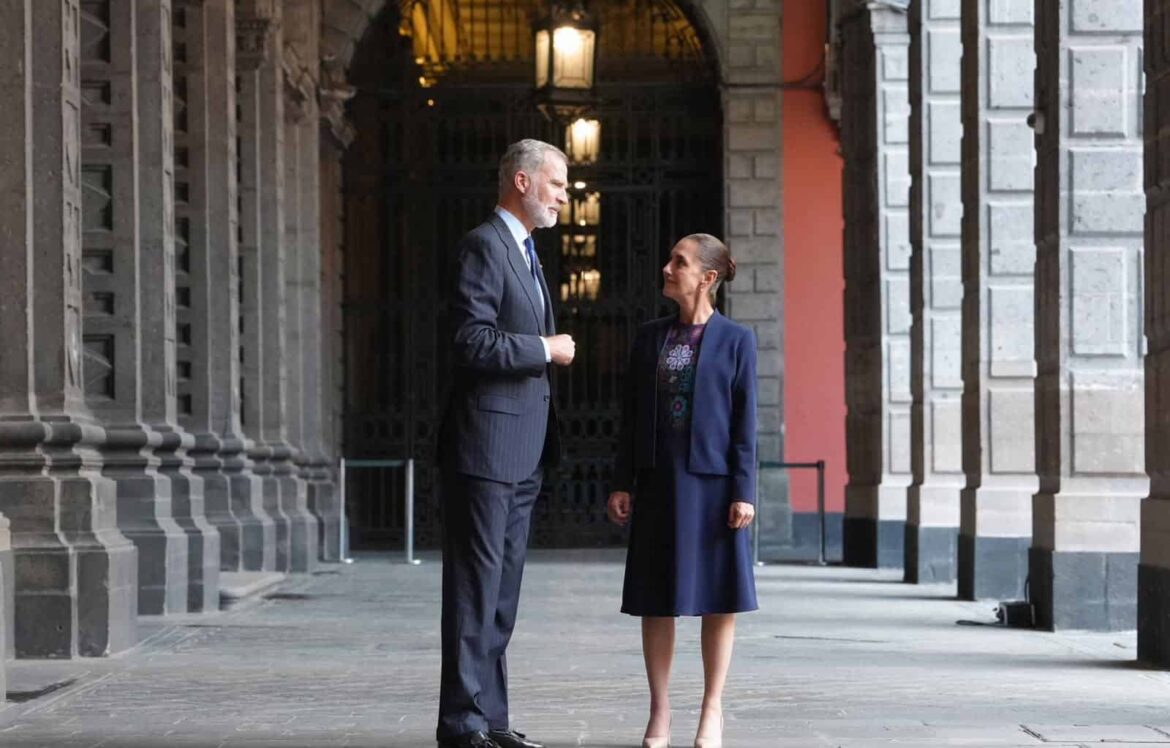 México y España buscan abrir una nueva etapa de cooperación tras reunión entre Sheinbaum y Felipe VI