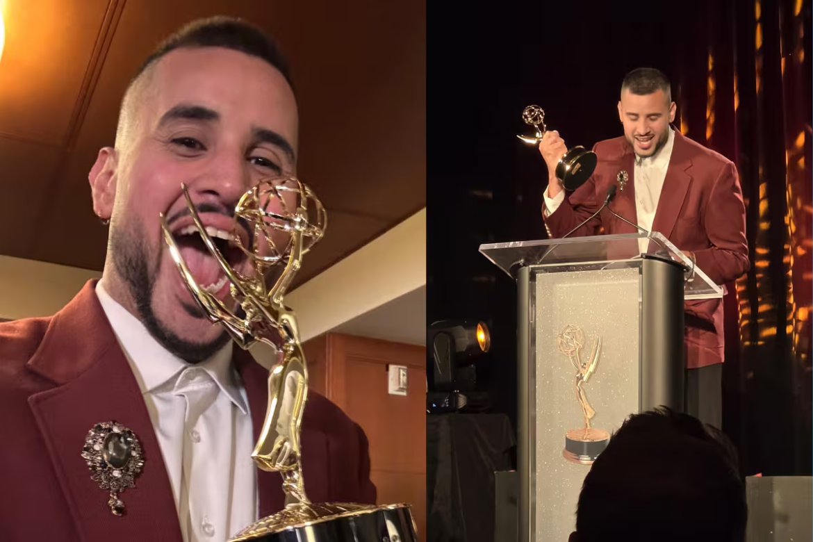 Romeo Chuffe pone en alto a Hermosillo tras ganar un Emmy