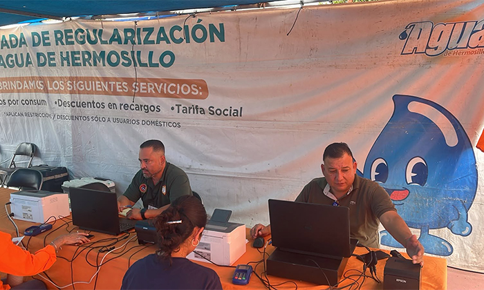 Tendrán jornada de descuentos de Agua de Hermosillo en la colonia Los Olivos