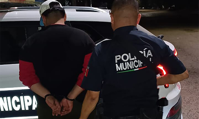 Aprehenden a hombre agresor de sobrino en la colonia El Ranchito