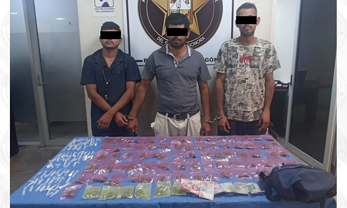 Capturan en operativo a trío de narcomenudistas en San Ignacio Río Muerto