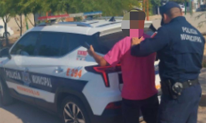 Atrapan a frustrado ladrón de vivienda en el ejido El Tronconal